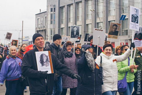 Бессмертный полк в Новосибирске