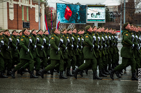 Новосибирск готовится к празднованию 9 мая 