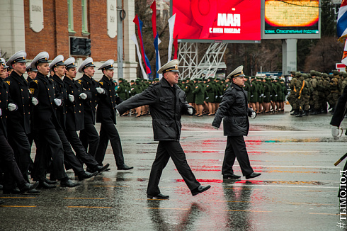 Новосибирск готовится к празднованию 9 мая 