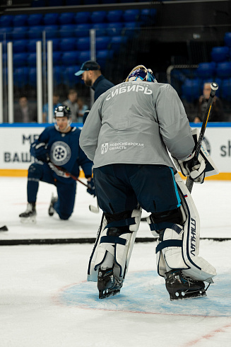Шайбу, шайбу сибирские хоккеисты! 