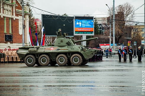 Новосибирск готовится к празднованию 9 мая 