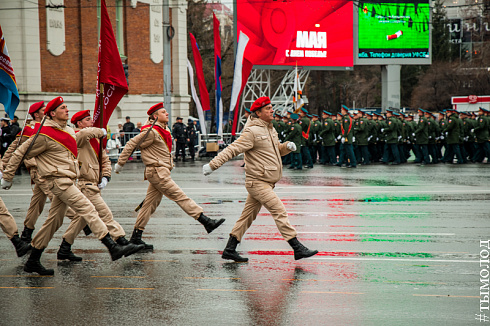 Новосибирск готовится к празднованию 9 мая 