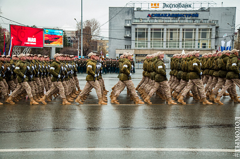 Новосибирск готовится к празднованию 9 мая 