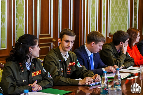 Встреча руководителей студенческих отрядов с губернатором Новосибирской области Владимиром Городецким