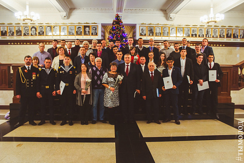 Награждение дружинников народных дружин Новосибирска по итогам 2016 года