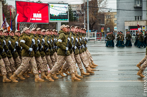 Новосибирск готовится к празднованию 9 мая 