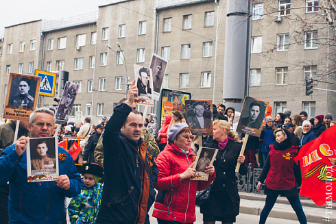 Бессмертный полк в Новосибирске