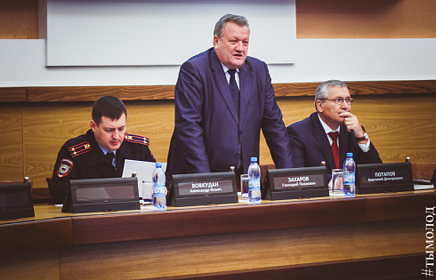 Награждение дружинников народных дружин Новосибирска по итогам 2016 года