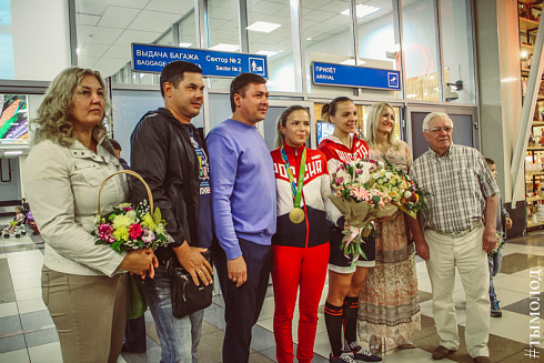 Олимпийская чемпионка Юлия Гаврилова вернулась в Новосибирск