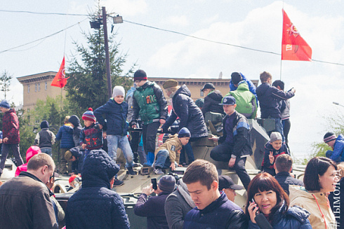 Празднование Дня Победы в Новосибирске