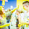 Фестиваль красок "Holi-Day" у ТЦ "МЕГА"