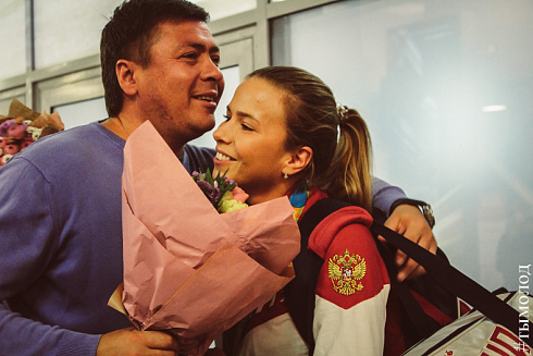 Олимпийская чемпионка Юлия Гаврилова вернулась в Новосибирск