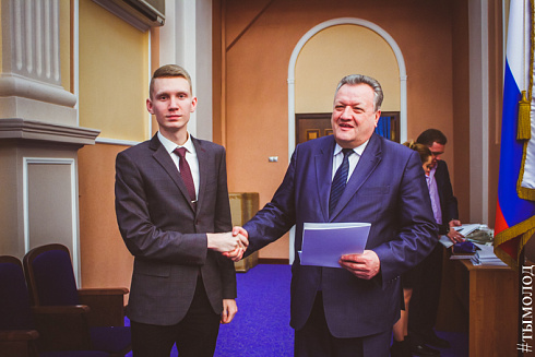 Награждение дружинников народных дружин Новосибирска по итогам 2016 года