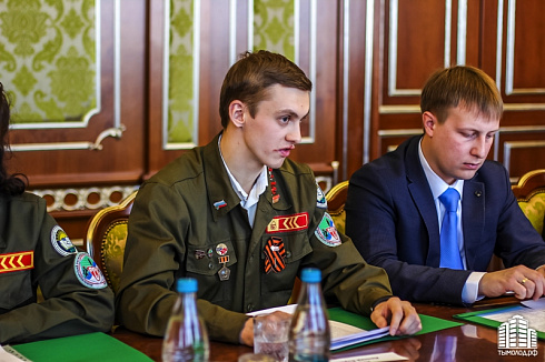 Встреча руководителей студенческих отрядов с губернатором Новосибирской области Владимиром Городецким